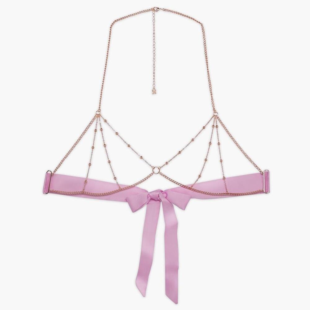 NWT Savage X Chain Halter Top Bra Festival Summer